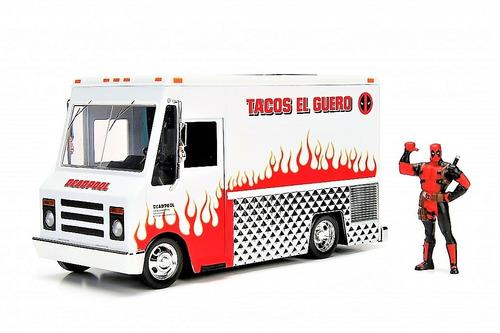 Juguete Deadpool Taco Truck 99730 Escala  1:24 Original